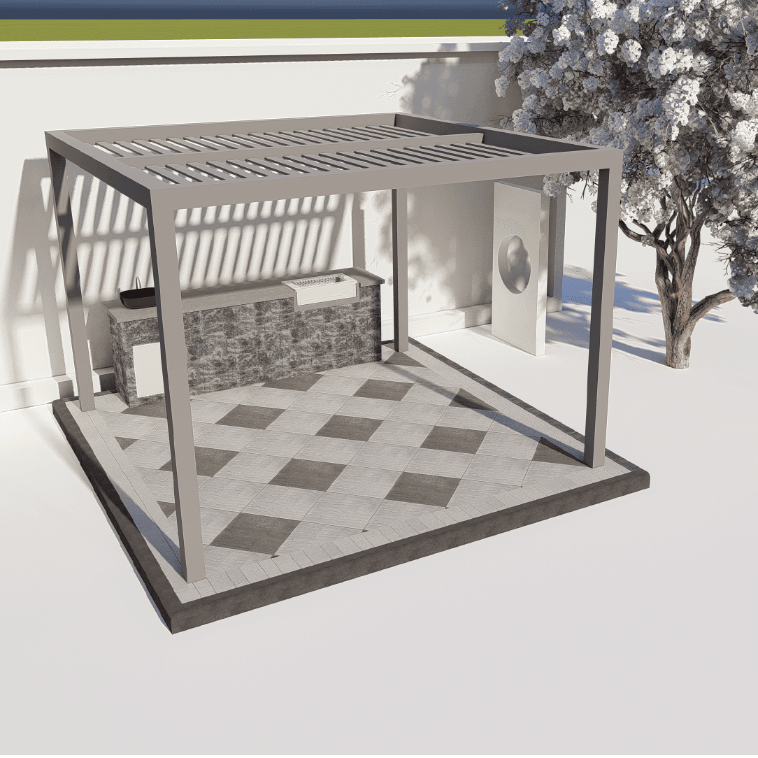 Outdoor Kitchen 4054 - 5.0 x 4.80 m